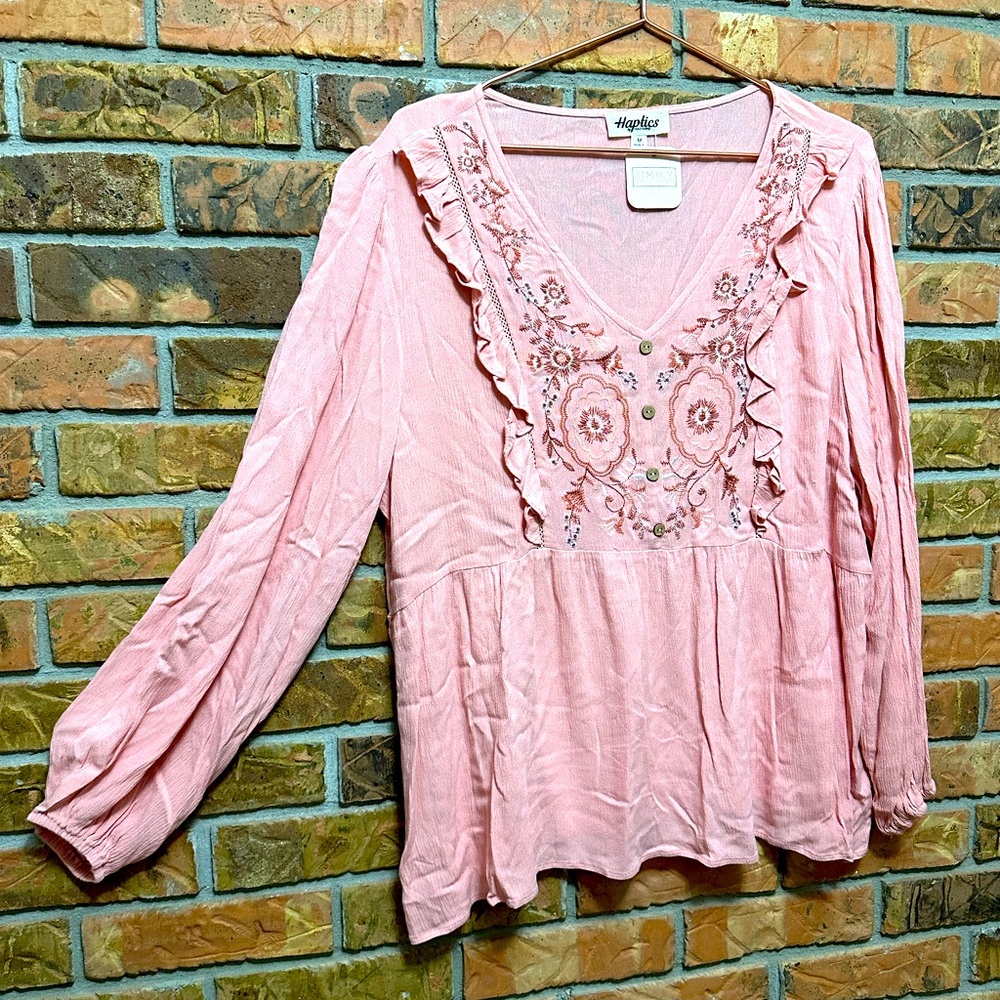 Pink Paisley Top